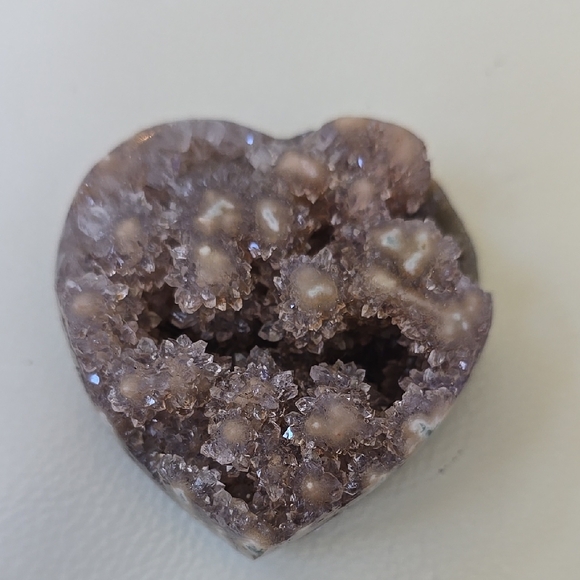 Ametrine heart